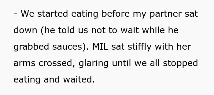 Text excerpt about a woman hosting a casual Christmas while her toxic mother-in-law causes tension at the meal. Text excerpt about a woman hosting a casual Christmas while her toxic mother-in-law causes tension at the meal.