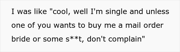 Text on a white background discussing being single and referencing office potluck store bought dessert drama humorously. Text on a white background discussing being single and referencing office potluck store bought dessert drama humorously.