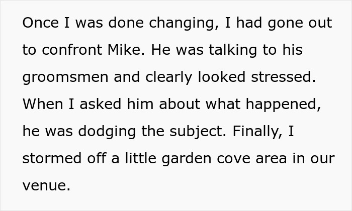 Bride walks into wedding expecting vows and leaves after discovering groom cheated with her mom in a garden venue. Bride walks into wedding expecting vows and leaves after discovering groom cheated with her mom in a garden venue.
