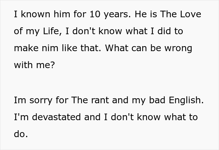 Text message from a woman explaining how her marriage fell apart after her husband ruined their wedding. Text message from a woman explaining how her marriage fell apart after her husband ruined their wedding.