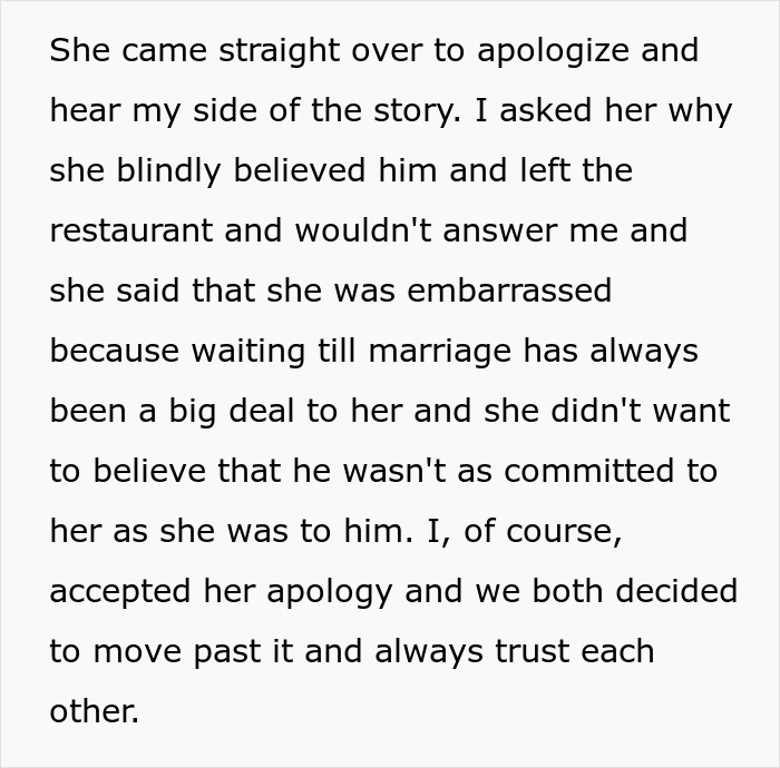 Man lies about saving himself for marriage to please fiancée but forgets her sister is his ex causing trust issues. Man lies about saving himself for marriage to please fiancée but forgets her sister is his ex causing trust issues.