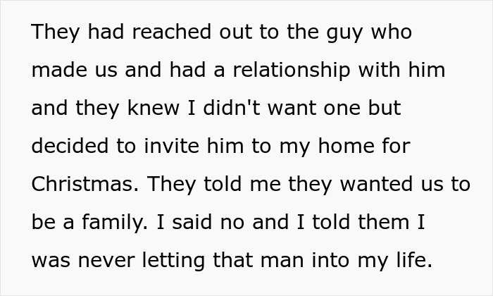 Text excerpt showing a man explaining why he refused to let a surprise guest into his life after siblings shared their plan. Text excerpt showing a man explaining why he refused to let a surprise guest into his life after siblings shared their plan.