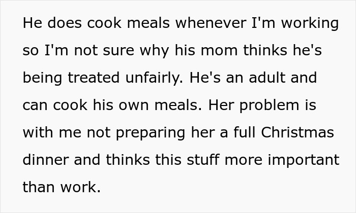 Text excerpt about woman reheating pizza leftovers for MIL when she shows up unannounced for Christmas, causing conflict. Text excerpt about woman reheating pizza leftovers for MIL when she shows up unannounced for Christmas, causing conflict.