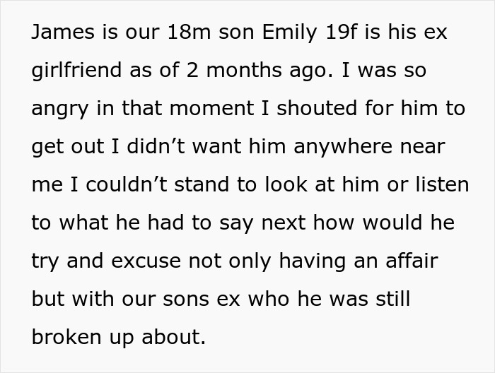 Man unsure if affair partner's baby is his child or grandchild as she is his son's recent ex. Man unsure if affair partner's baby is his child or grandchild as she is his son's recent ex.