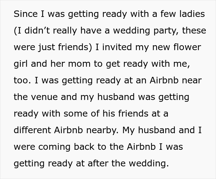 Uninvited guest treats wedding night like a sleepover, surprising bride and groom who asked her to leave.