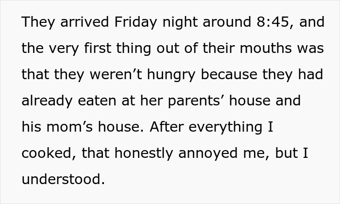 Text excerpt showing frustration from a woman bending over backwards for her boyfriendâs son and his girlfriend. Text excerpt showing frustration from a woman bending over backwards for her boyfriendâs son and his girlfriend.