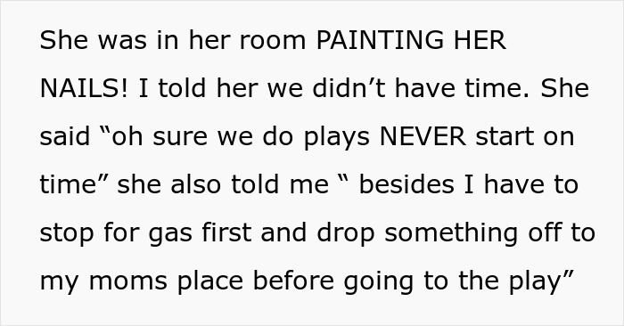 Woman painting her nails casually while her unpunctual friend gets mad after arriving late to the event alone.