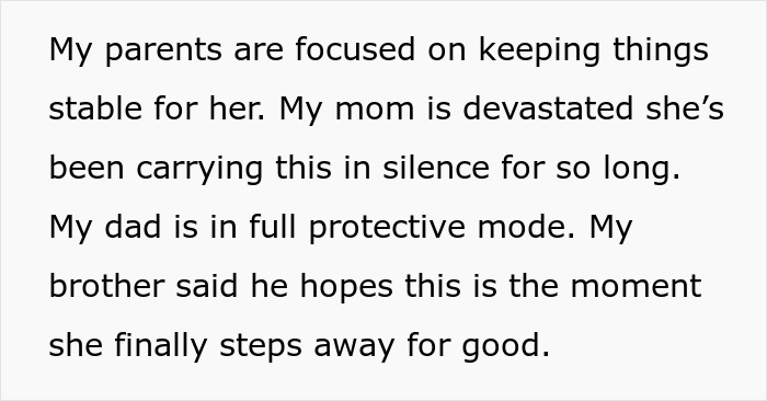 Woman clapping back at brother-in-law tearing down her brother during tense Thanksgiving family dinner discussion.