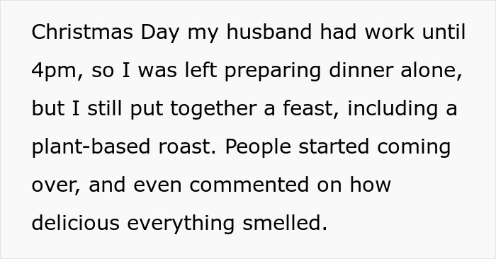 Family freaks out after discovering vegetarian host didn’t prepare ham for Christmas dinner. Family freaks out after discovering vegetarian host didn’t prepare ham for Christmas dinner.