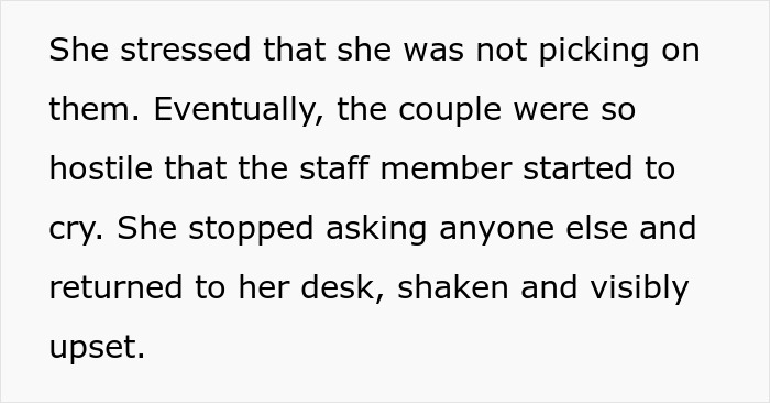Entitled British woman turns hostile over airline luggage policy causing staff member to cry and become visibly upset. Entitled British woman turns hostile over airline luggage policy causing staff member to cry and become visibly upset.