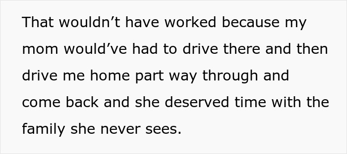 Text excerpt about a mom driving and family time, highlighting no vegan options for Christmas Eve dinner concerns. Text excerpt about a mom driving and family time, highlighting no vegan options for Christmas Eve dinner concerns.