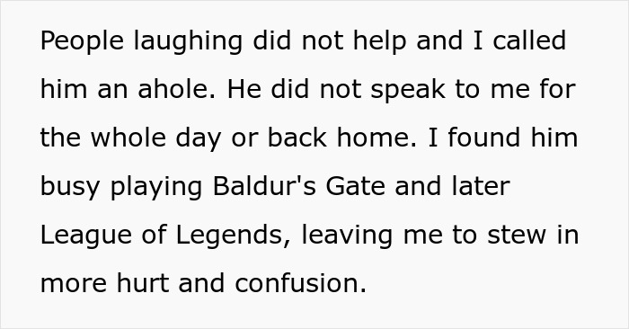 Person reading text about being given a racist gift, feeling hurt and ignored as partner plays games. Person reading text about being given a racist gift, feeling hurt and ignored as partner plays games.