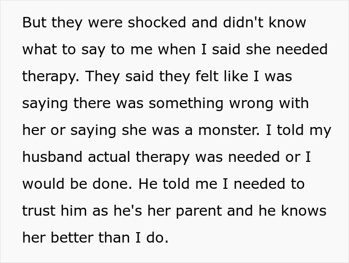 Woman struggles with stepdaughter’s behavior and in-laws’ comments, leading to marital issues after eight years. Woman struggles with stepdaughter’s behavior and in-laws’ comments, leading to marital issues after eight years.