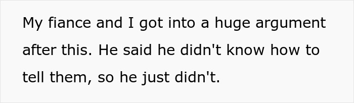 Text message conversation highlighting a woman rethinking her engagement after her fiancé lies about her family during dinner.