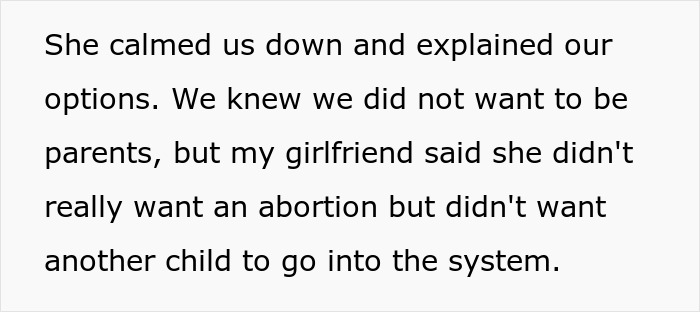 Text about a woman wanting her friend’s white baby and conflict over having his sister adopt instead. Text about a woman wanting her friend’s white baby and conflict over having his sister adopt instead.
