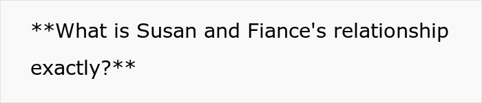 Text asking about Susan and Fiancé's relationship exactly, highlighting unhinged MIL and revengeful DIL conflict. Text asking about Susan and Fiancé's relationship exactly, highlighting unhinged MIL and revengeful DIL conflict.