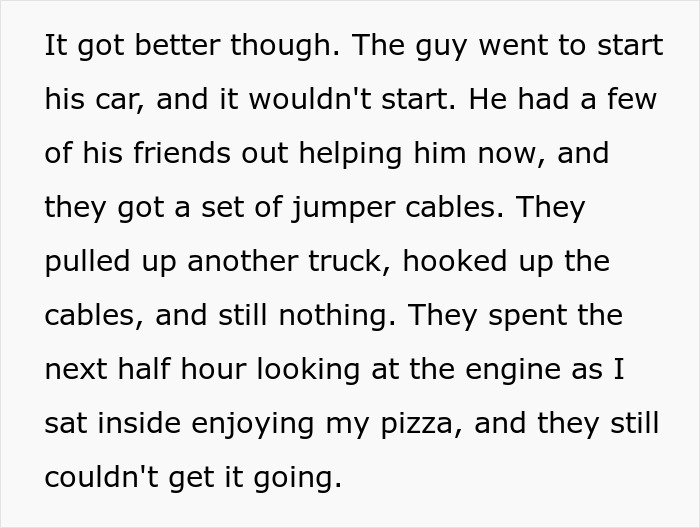 Neighbor calls cops on rude guy blocking fire hydrant and driveway, spoiling his party and causing frustration. Neighbor calls cops on rude guy blocking fire hydrant and driveway, spoiling his party and causing frustration.