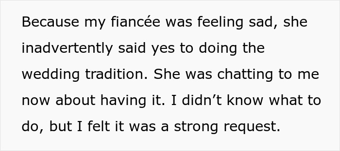 Man considers canceling wedding after fiancée’s family hires PI to uncover his past secrets. Man considers canceling wedding after fiancée’s family hires PI to uncover his past secrets.