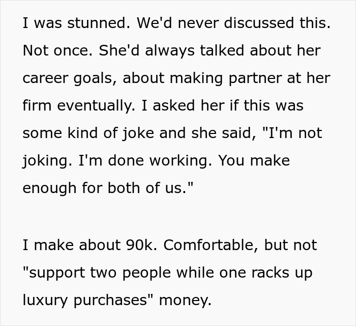 Alt text: Excerpt highlighting a marriage falling apart due to wife treating husband as an ATM machine with zero shame. Alt text: Excerpt highlighting a marriage falling apart due to wife treating husband as an ATM machine with zero shame.