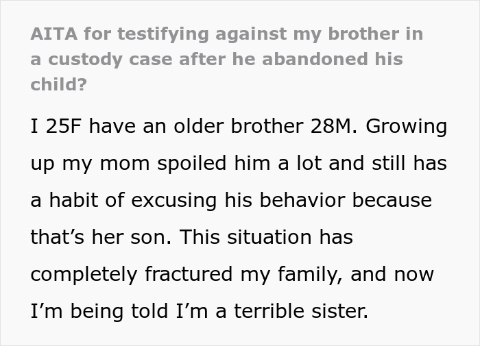 Sister testifies in custody court revealing brother abandoned his child, sparking intense family drama and conflict. Sister testifies in custody court revealing brother abandoned his child, sparking intense family drama and conflict.