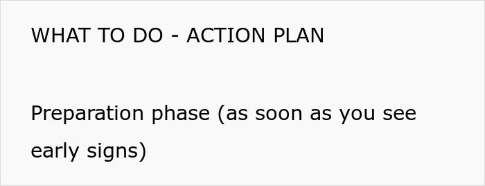 Action plan slide showing preparation phase advice for recognizing subtle red flags that mean your job is not safe. Action plan slide showing preparation phase advice for recognizing subtle red flags that mean your job is not safe.
