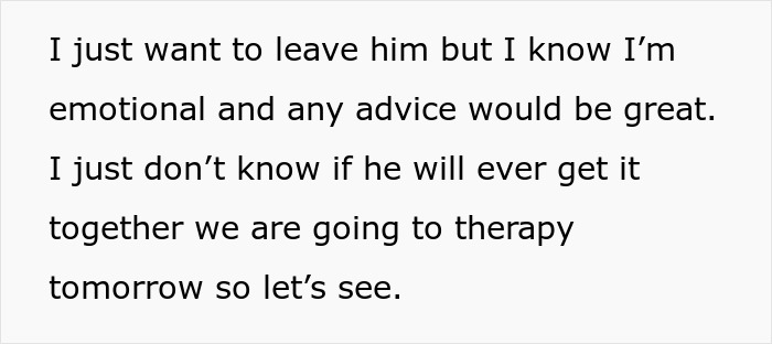 Alt text: Emotional wife seeking advice as husband won’t stand up to his mother, considering walking away from relationship.