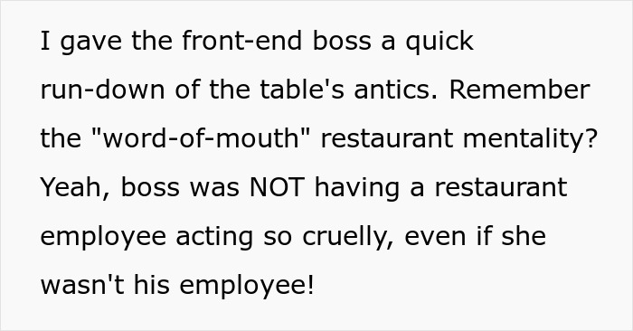 Text excerpt about restaurant staff addressing an entitled waitress’s rude behavior with a perfect dish of revenge. Text excerpt about restaurant staff addressing an entitled waitress’s rude behavior with a perfect dish of revenge.