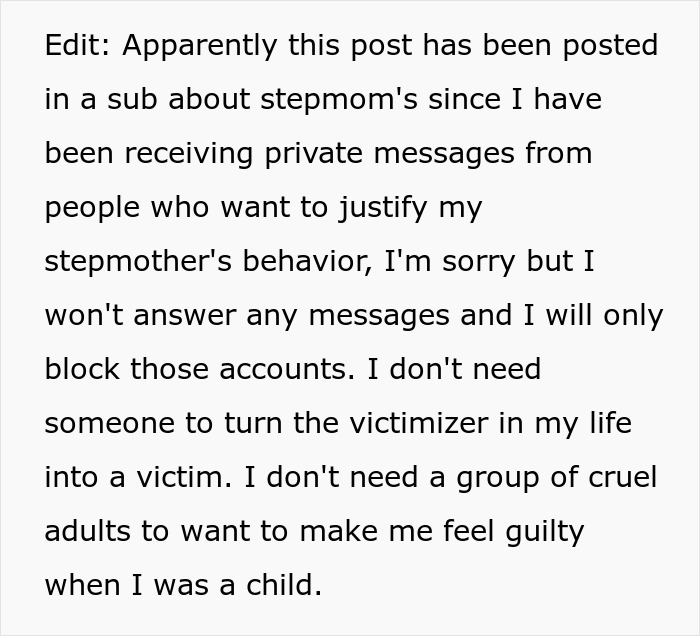 Text excerpt about stepmother's behavior and teen's feelings, highlighting insecurities and true colors of a stepmother. Text excerpt about stepmother's behavior and teen's feelings, highlighting insecurities and true colors of a stepmother.