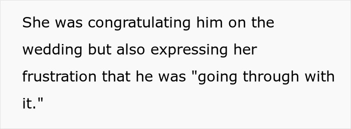 Bride hears groom's unexpected revelations at altar, leading to couple's split and her seeking emotional support.