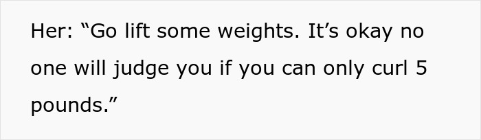 Text image showing a girl crying while roasting a friend with funny insults about lifting weights. Text image showing a girl crying while roasting a friend with funny insults about lifting weights.