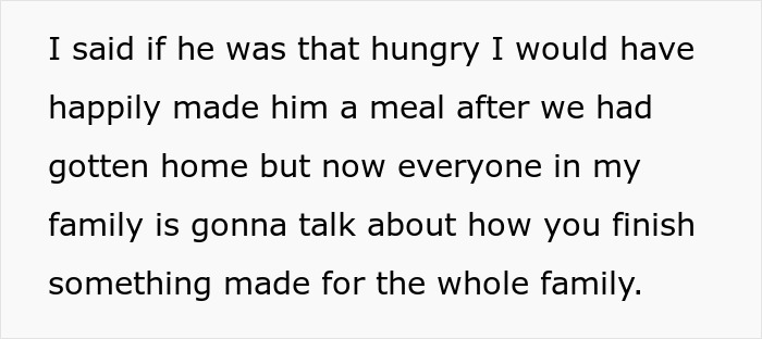 Text excerpt about a guy unable to control his hunger as his girlfriend feels embarrassed in front of family after he rips through a turkey. Text excerpt about a guy unable to control his hunger as his girlfriend feels embarrassed in front of family after he rips through a turkey.