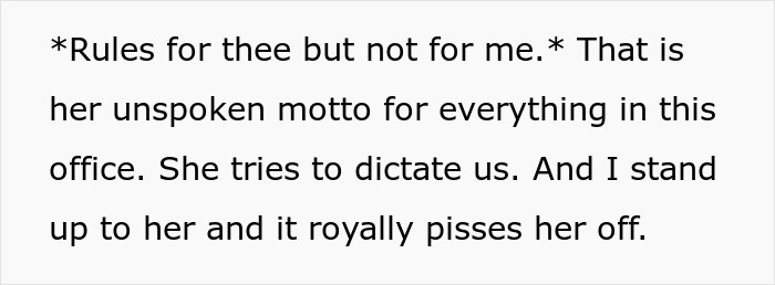 Text stating office conflict with coworker refusing to fix her mistake and getting upset when the call is handed back to her Text stating office conflict with coworker refusing to fix her mistake and getting upset when the call is handed back to her