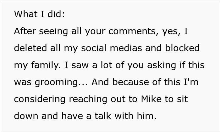 Text message about deleting social media and blocking family after discovering groom's betrayal before wedding vows. Text message about deleting social media and blocking family after discovering groom's betrayal before wedding vows.