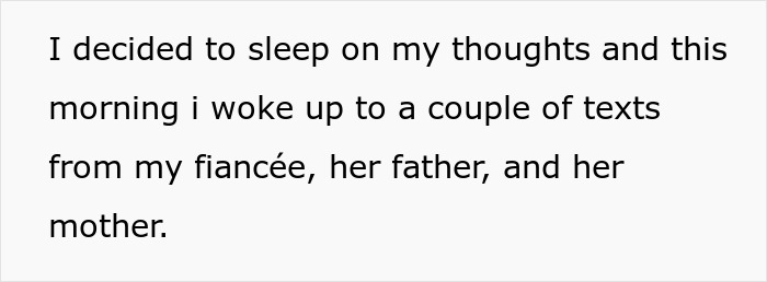 Text about a guy confused by his fiancée’s mother after eating a baked potato the way he likes it.