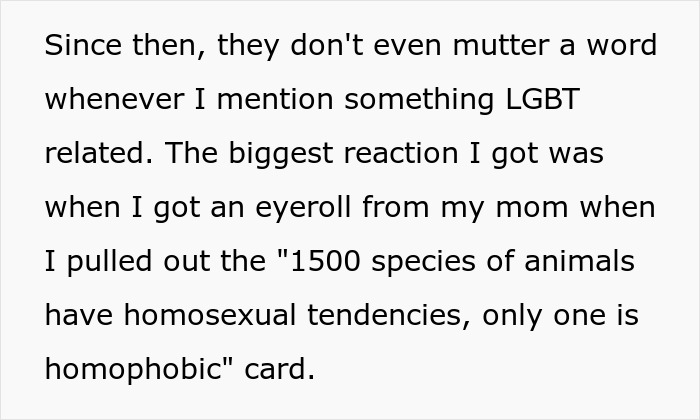 Text excerpt about a secretly gay teen teaching homophobic parents a lesson on respect using facts. Text excerpt about a secretly gay teen teaching homophobic parents a lesson on respect using facts.