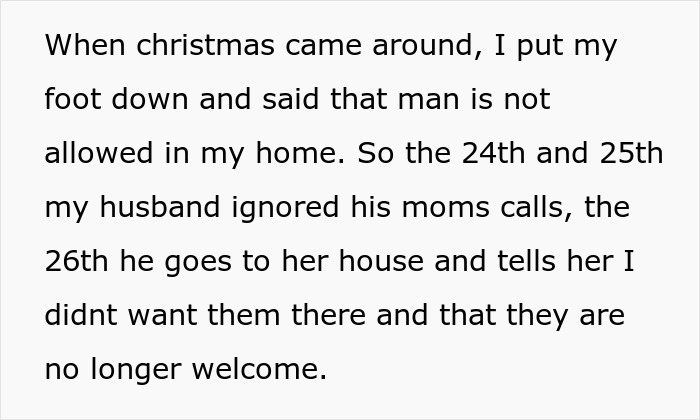 Woman bans MIL’s creepy husband from home as marriage starts falling apart over family tensions. Woman bans MIL’s creepy husband from home as marriage starts falling apart over family tensions.