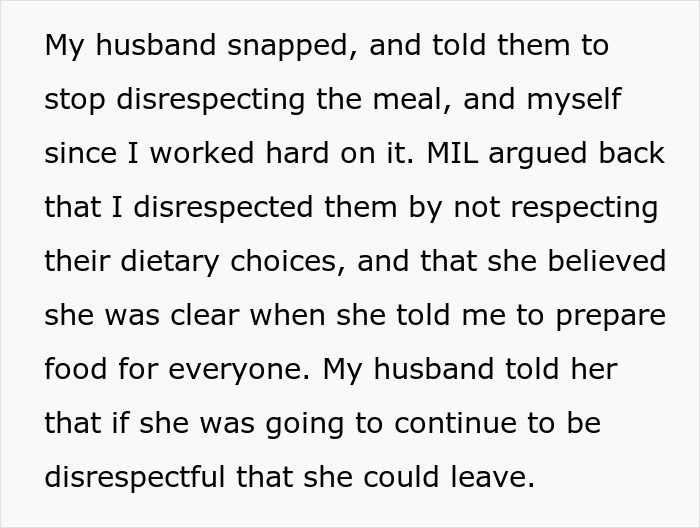 Family freaks out over vegetarian host not preparing ham for Christmas, causing tension and disrespect during holiday meal. Family freaks out over vegetarian host not preparing ham for Christmas, causing tension and disrespect during holiday meal.
