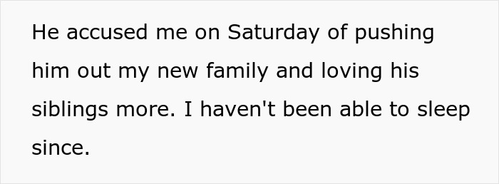 Text showing a man upset because his dad didn’t pass on craft skills while his half-brothers start a business with them.