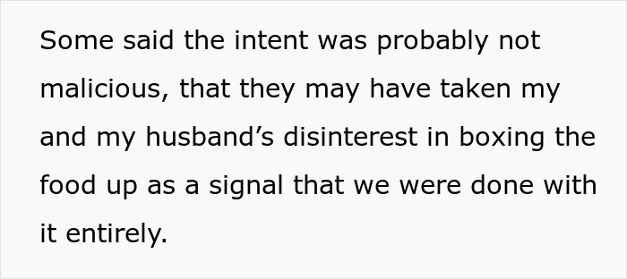 Thanksgiving host shocked as family clears leftovers, leaving the fridge empty after holiday gathering.