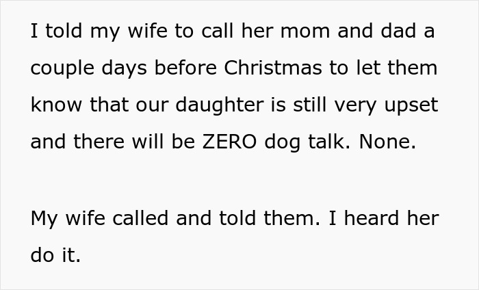 Texto sobre uma família evitando falar de cachorro durante o Natal para manter a paz com o cachorro de Natal da milhouse.