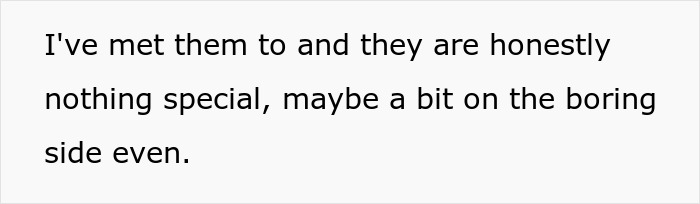 Text on a plain background expressing a dismissive opinion, related to bf upset gf obsessed couple topic. Text on a plain background expressing a dismissive opinion, related to bf upset gf obsessed couple topic.