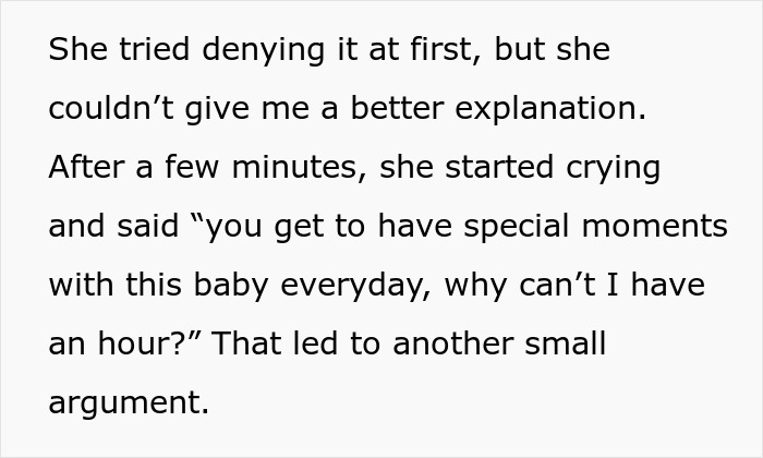 Step-grandma sneaks baby to Santa while watching him, captured in a cozy living room with holiday decorations. Step-grandma sneaks baby to Santa while watching him, captured in a cozy living room with holiday decorations.