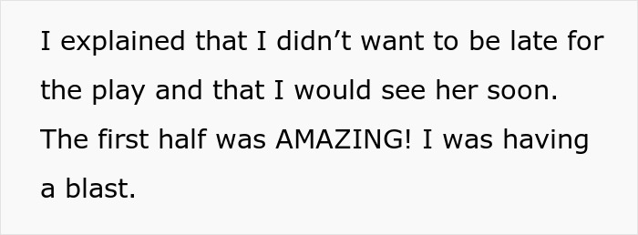 Text showing a lady’s unpunctual friend casually painting her nails before the event and causing disappointment.