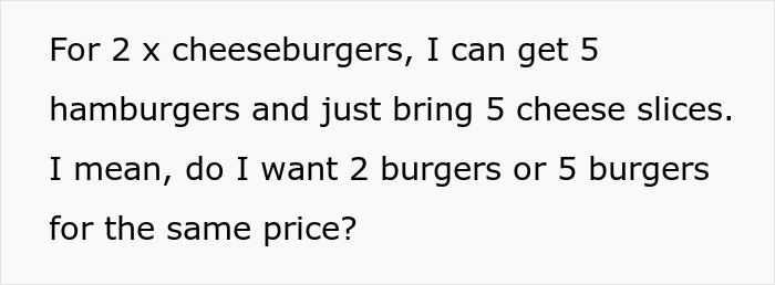Customer questioning cheeseburger deal at McDonald’s drive thru after friend reveals true colors.