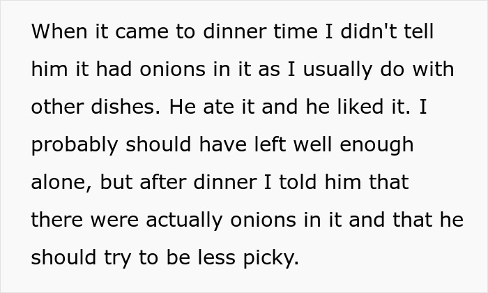 Picky 16YO Devours Cousin’s Quiche, Runs Crying To Mom After Learning It Had Onions In It Picky 16YO Devours Cousin’s Quiche, Runs Crying To Mom After Learning It Had Onions In It