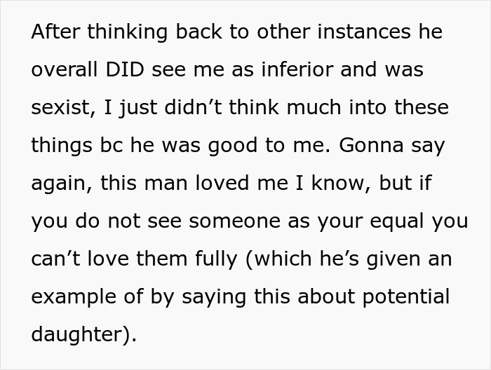 Woman appalled by boyfriend’s sexist comment about future kids, decides to dump him over love for boys only. Woman appalled by boyfriend’s sexist comment about future kids, decides to dump him over love for boys only.