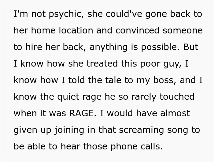 Alt text: Entitled waitress dining out forgets manners while restaurant staff serve a perfect dish of revenge.