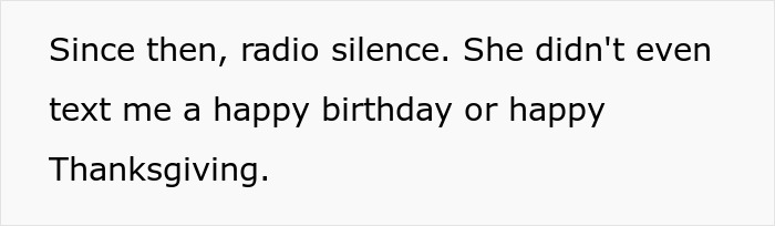 Text excerpt about the painful friendship wake-up call during a wedding dress shopping trip, mentioning silence and missed greetings.