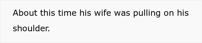 Older man and woman in a Goodwill store, woman pulling on man's shoulder to shut down his comment about younger generations. Older man and woman in a Goodwill store, woman pulling on man's shoulder to shut down his comment about younger generations.