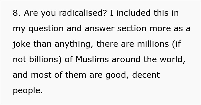 Excerpt discussing Muslims and family conflict over refusal to wear bikini at bridal party, highlighting cultural differences. Excerpt discussing Muslims and family conflict over refusal to wear bikini at bridal party, highlighting cultural differences.